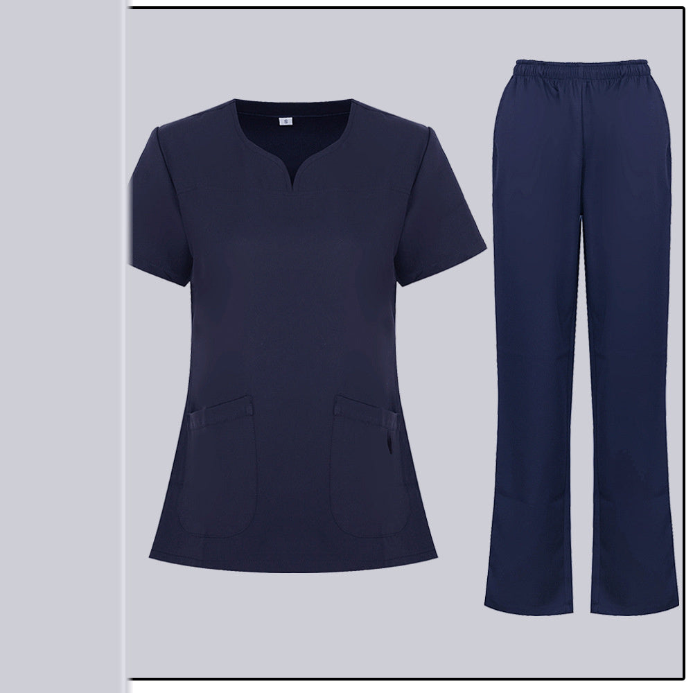 Stretch Professional Uniform Overalls Set – Workwear Apparel for Clinical & Staff Use