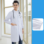 Salon Tattoo Artist Uniform White Coat With Long Sleeves