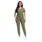 Pet Clinic Nurse Work Clothes Frosted Suit