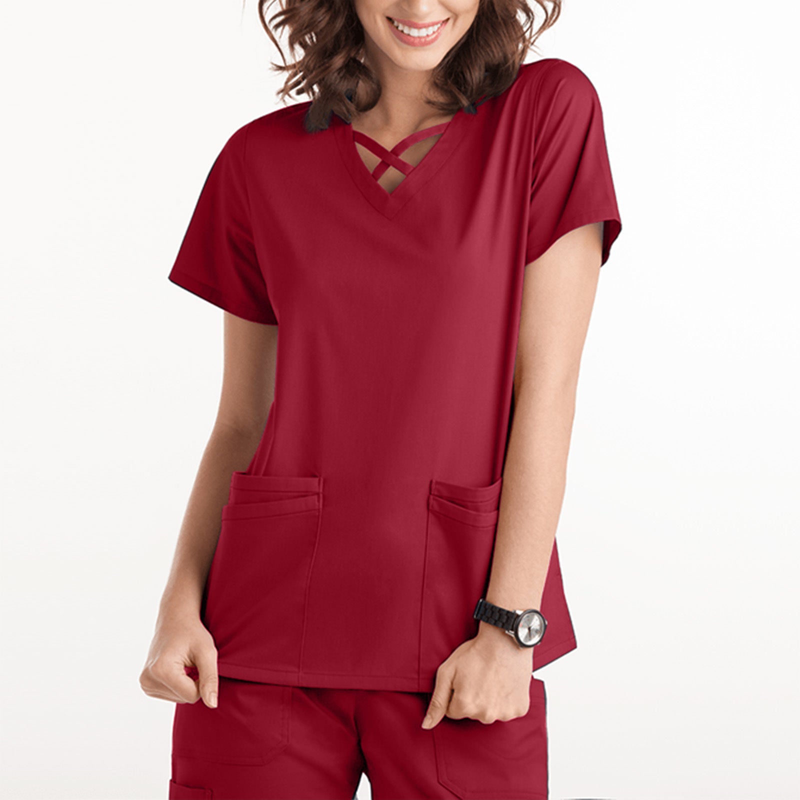 Operating Room Short-sleeved Hand Wash Clothes Blouse Short T