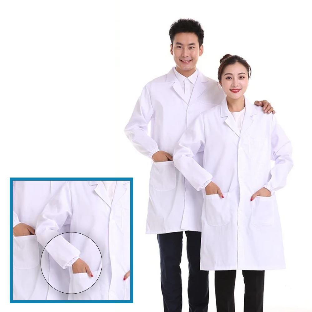 Long Sleeve Lab White Coat Men And Women
