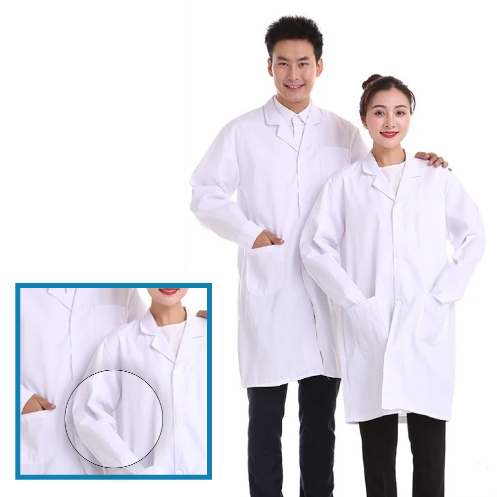 Long Sleeve Lab White Coat Men And Women