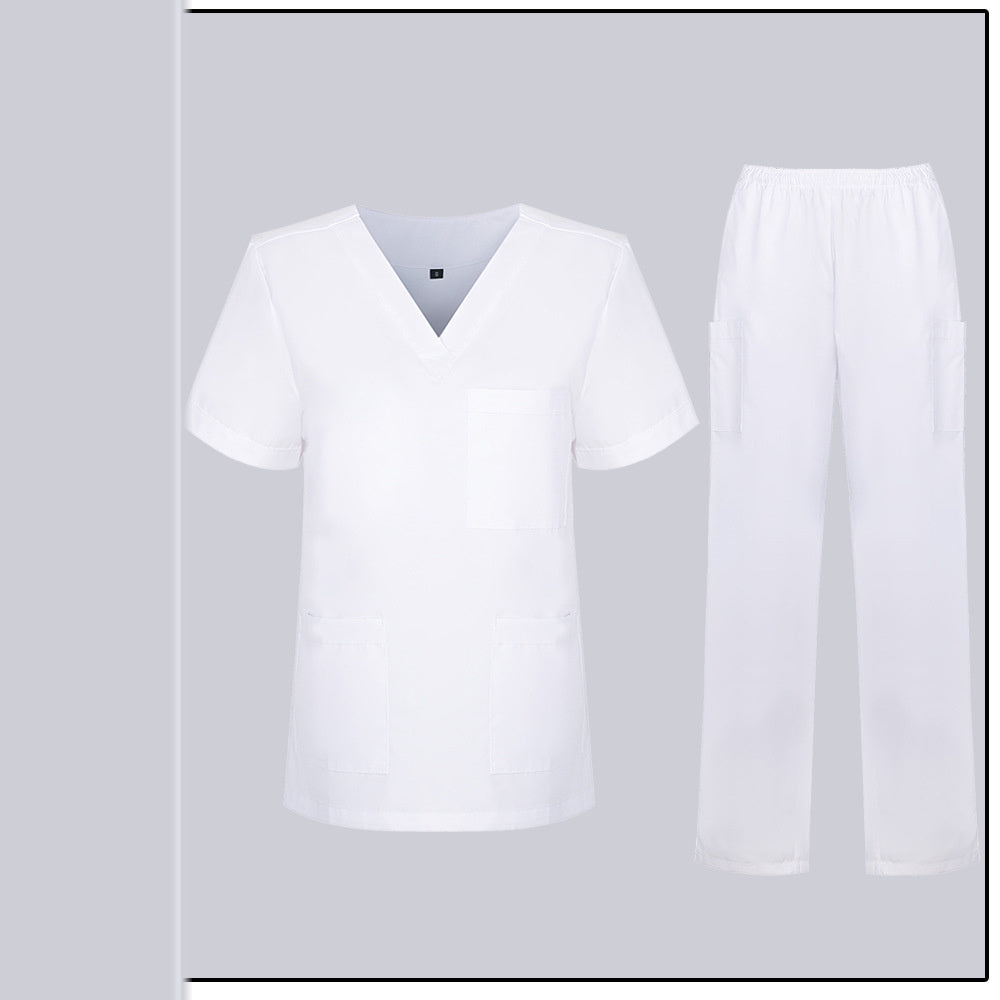 Stretch Professional Uniform Overalls Set – Workwear Apparel for Clinical & Staff Use