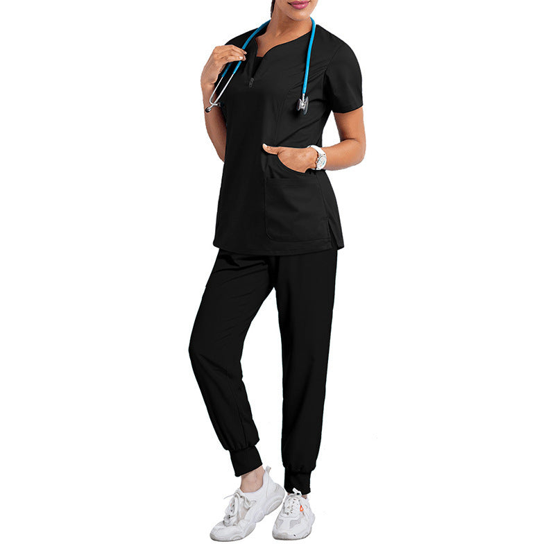 Operating Room Short-Sleeved Hand-Washing Clothes Female Skin Management Overalls