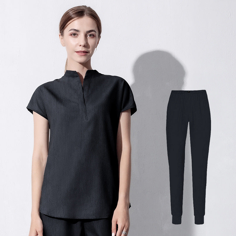 High End Surgical  Dental Elastic Women's Work Suit Set