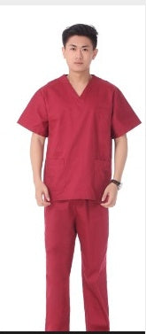 Hand Wash Clothes Short-sleeved Pure Cotton Split Suit Isolation