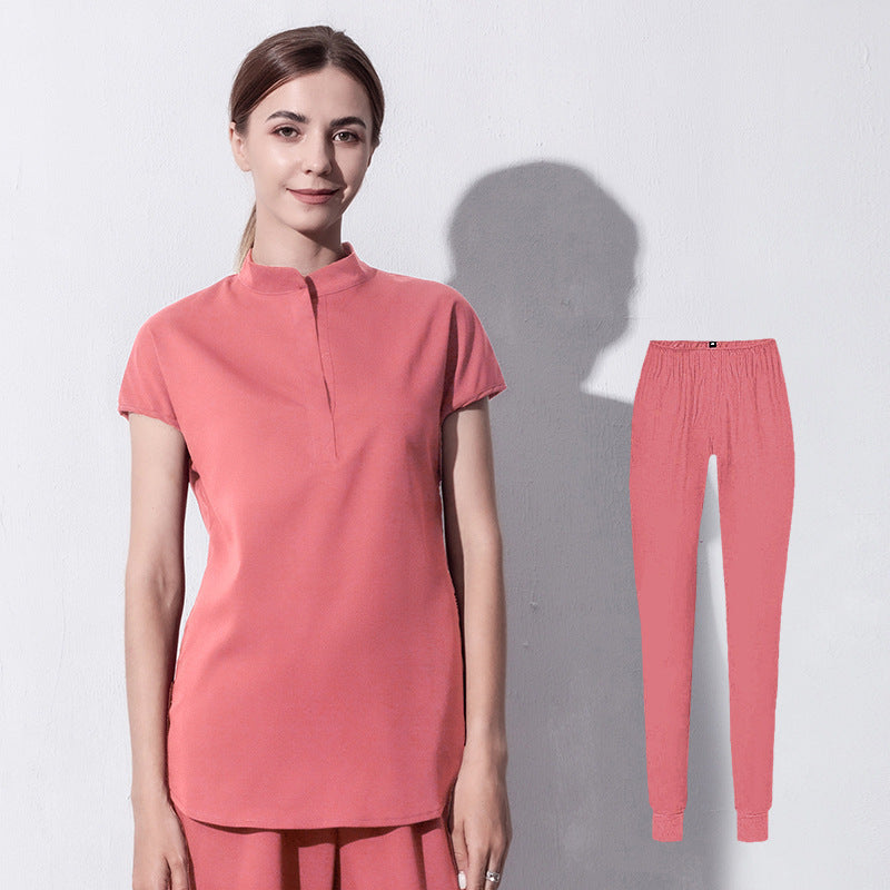 High End Surgical  Dental Elastic Women's Work Suit Set
