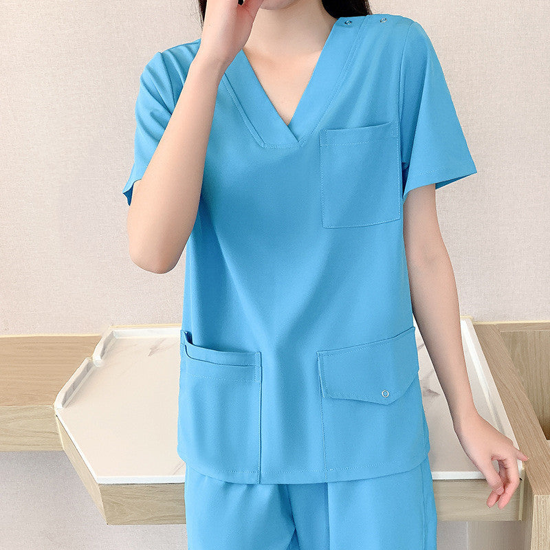 Women's Doctor's Long Sleeve Stretch Hand Wash Clothes