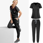 Hand Washing Split Suit Short Sleeve Hand-brushing Suit Beauty Pet Stomatologist Nurse Overalls