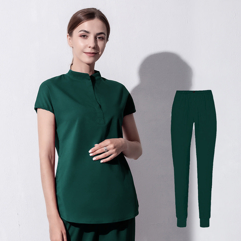 High End Surgical  Dental Elastic Women's Work Suit Set