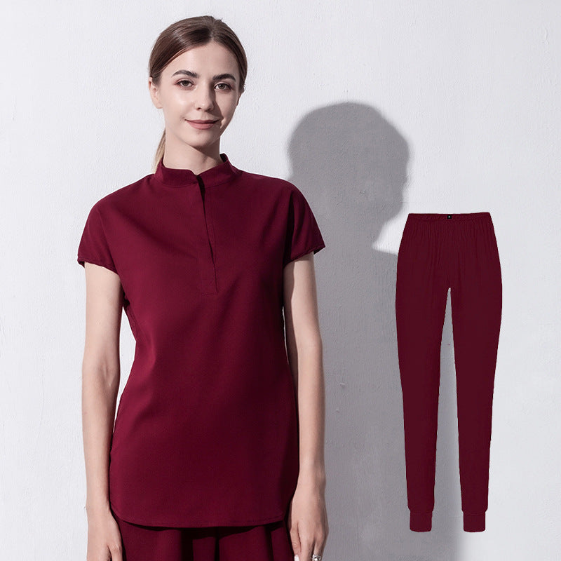 High End Surgical  Dental Elastic Women's Work Suit Set