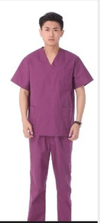 Hand Wash Clothes Short-sleeved Pure Cotton Split Suit Isolation