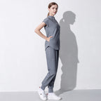 High End Surgical  Dental Elastic Women's Work Suit Set