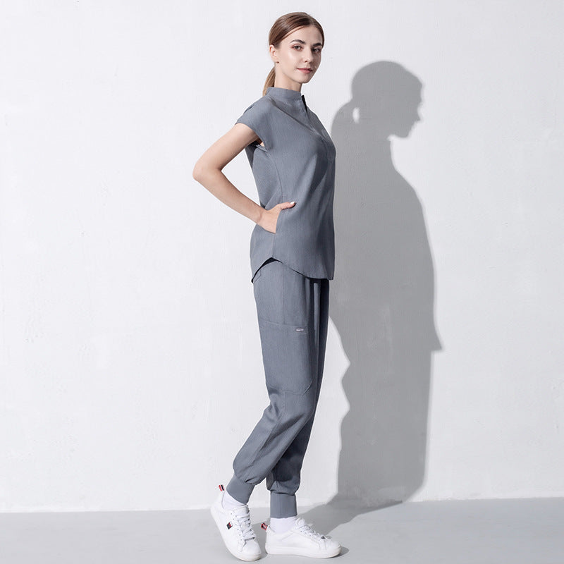 High End Surgical  Dental Elastic Women's Work Suit Set