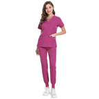 Elastic Nurses' Uniform Operating Room Beauty Salon Suit