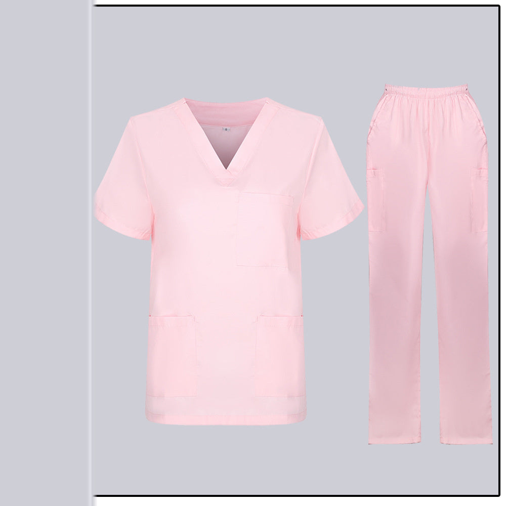 Stretch Professional Uniform Overalls Set – Workwear Apparel for Clinical & Staff Use