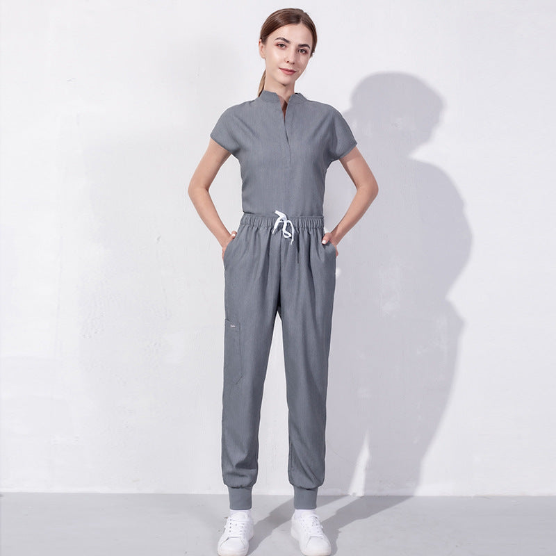 High End Surgical  Dental Elastic Women's Work Suit Set