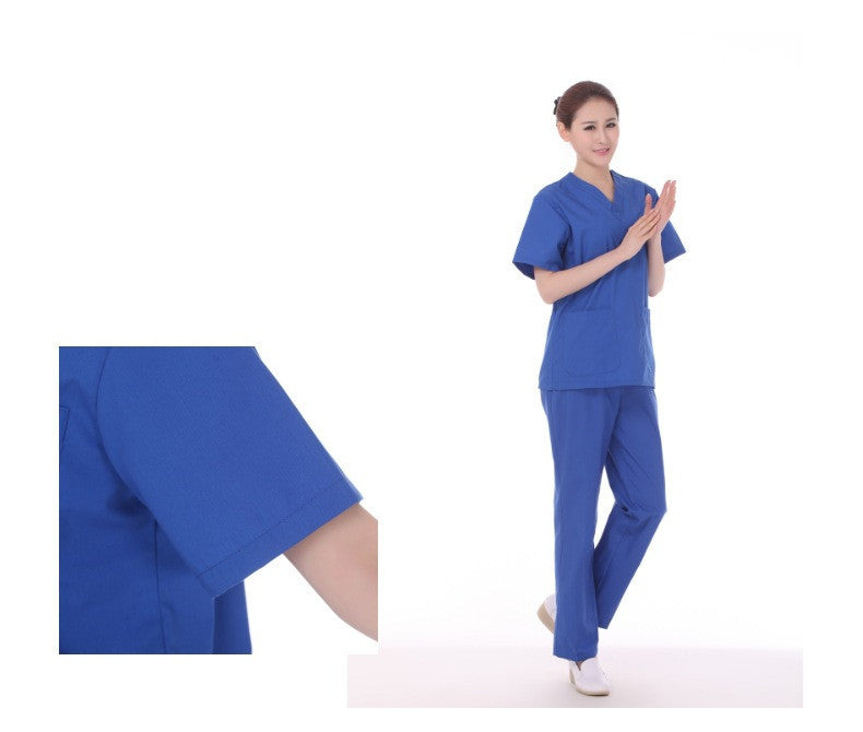 Hand Wash Clothes Short-sleeved Pure Cotton Split Suit Isolation
