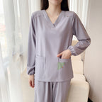 Women's Doctor's Long Sleeve Stretch Hand Wash Clothes