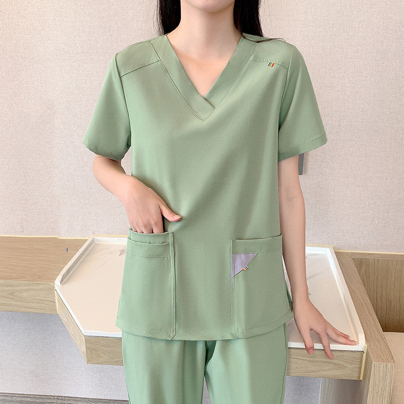Women's Doctor's Long Sleeve Stretch Hand Wash Clothes