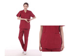 Hand Wash Clothes Short-sleeved Pure Cotton Split Suit Isolation