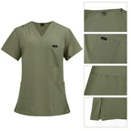 Operating Room Short Sleeve Hand Washing Suit Women's