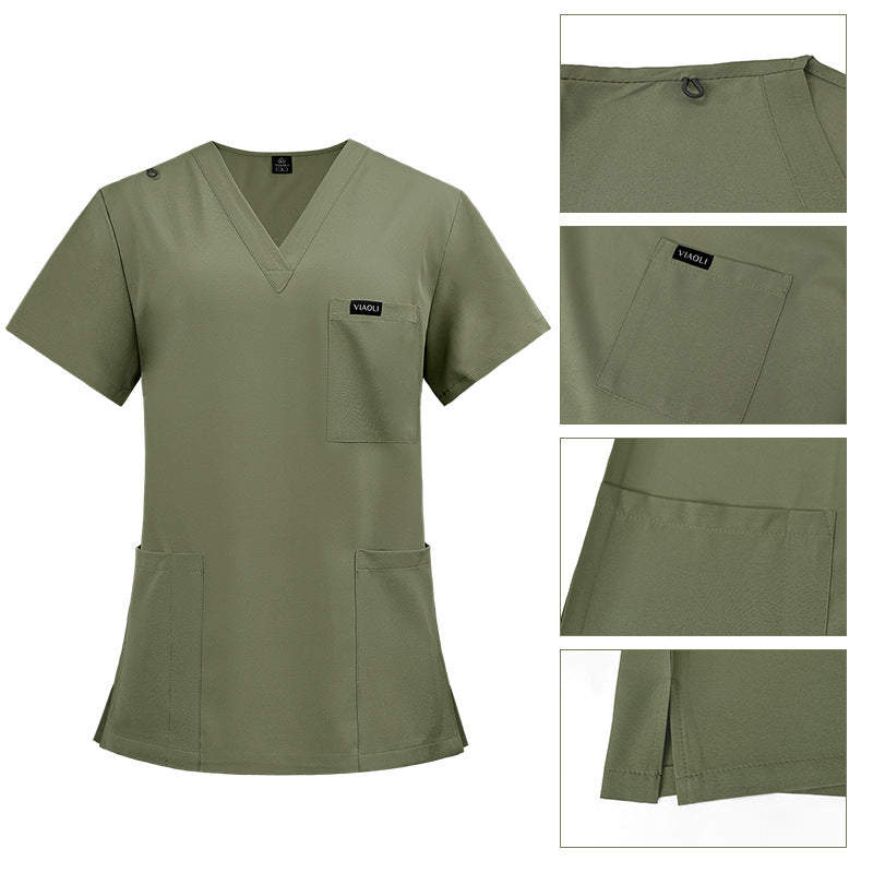 Operating Room Short Sleeve Hand Washing Suit Women's