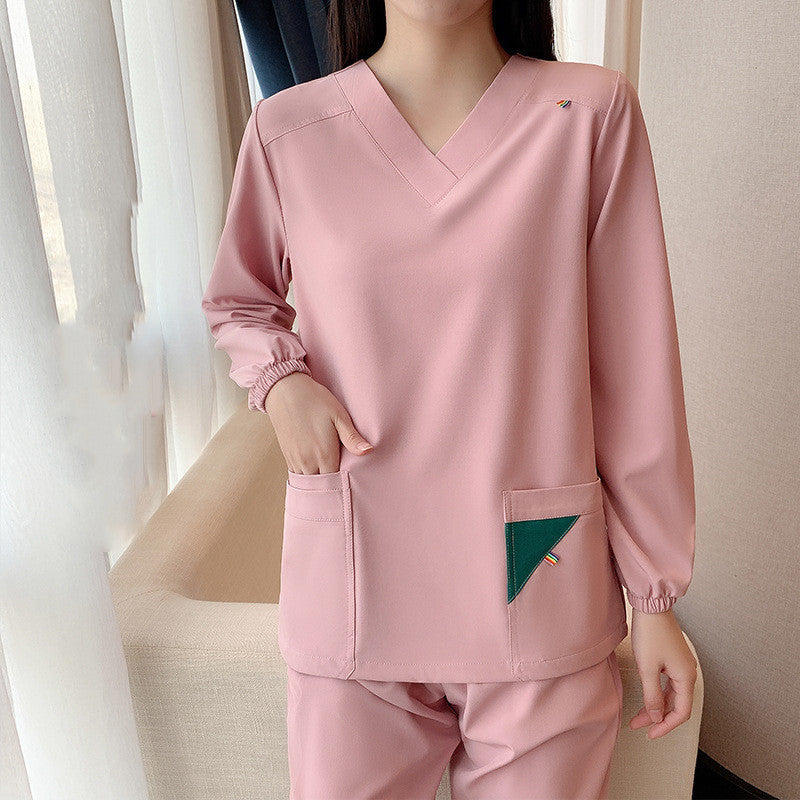Women's Doctor's Long Sleeve Stretch Hand Wash Clothes