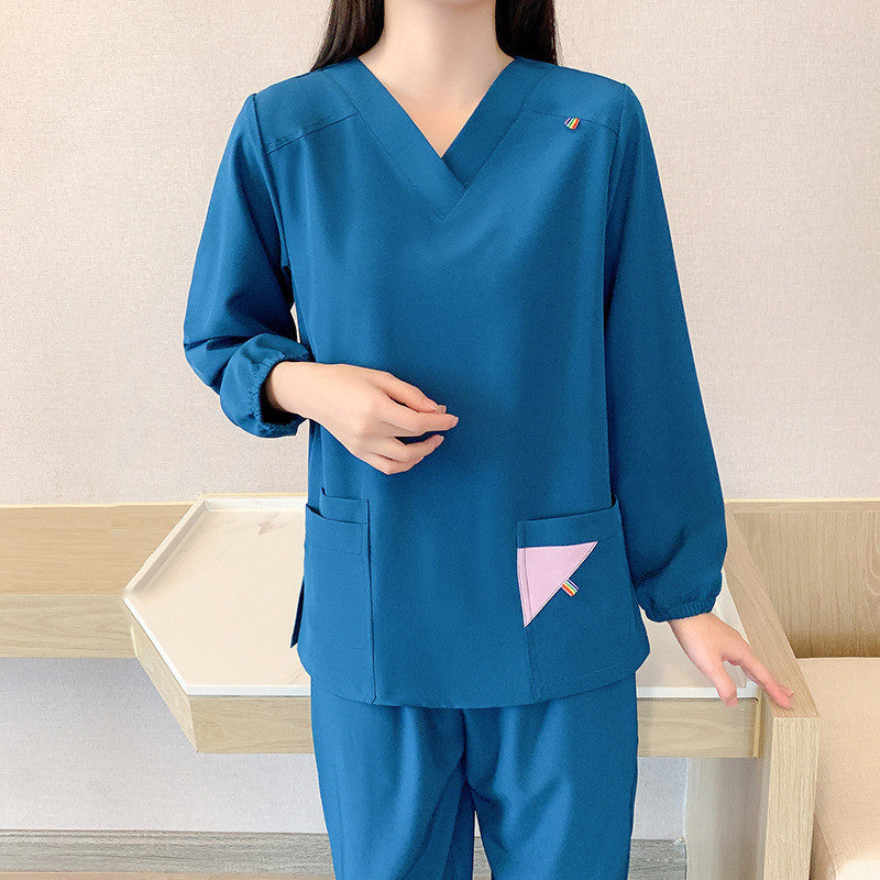Women's Doctor's Long Sleeve Stretch Hand Wash Clothes