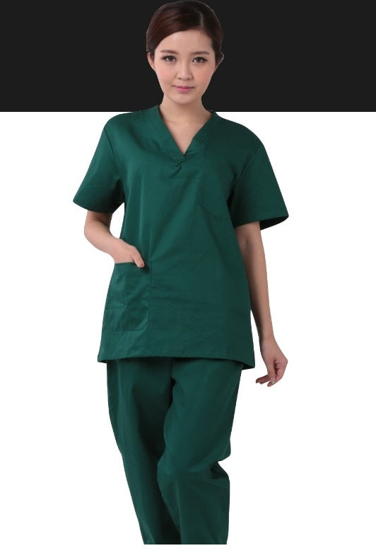 Hand Wash Clothes Short-sleeved Pure Cotton Split Suit Isolation