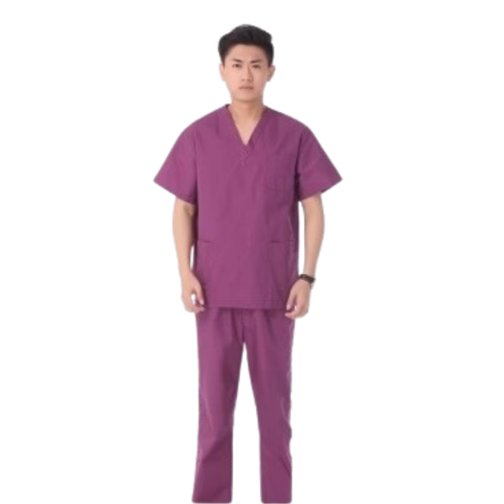 Hand Wash Clothes Short-sleeved Pure Cotton Split Suit Isolation