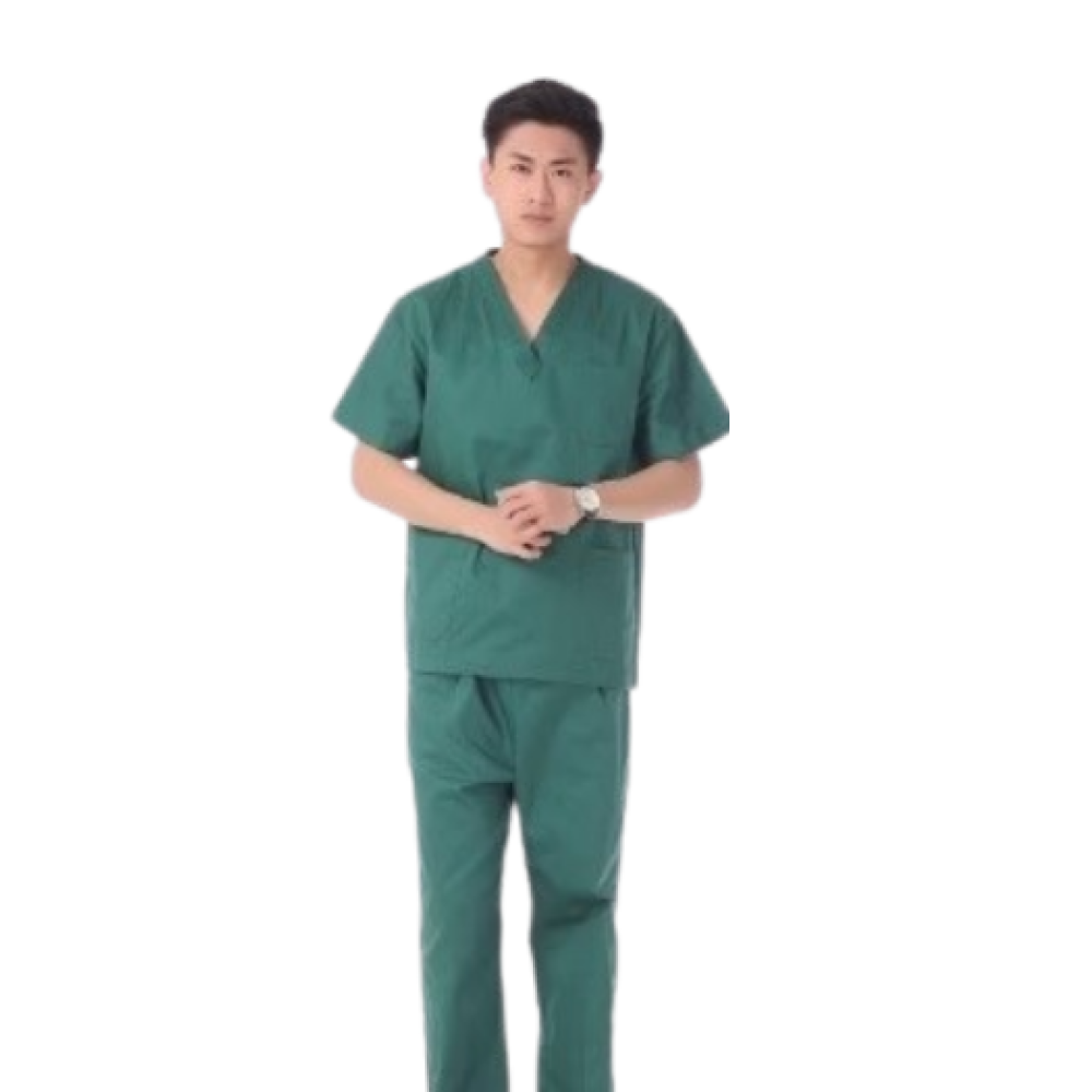 Hand Wash Clothes Short-sleeved Pure Cotton Split Suit Isolation