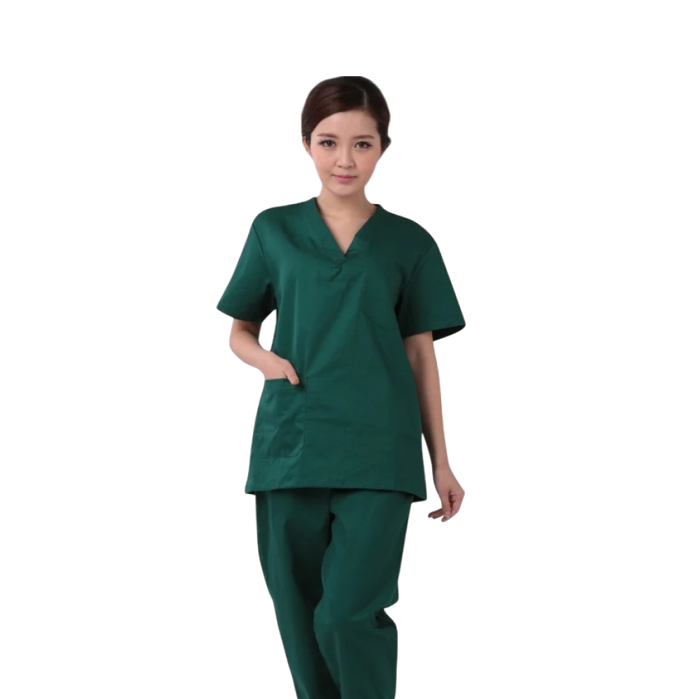Hand Wash Clothes Short-sleeved Pure Cotton Split Suit Isolation