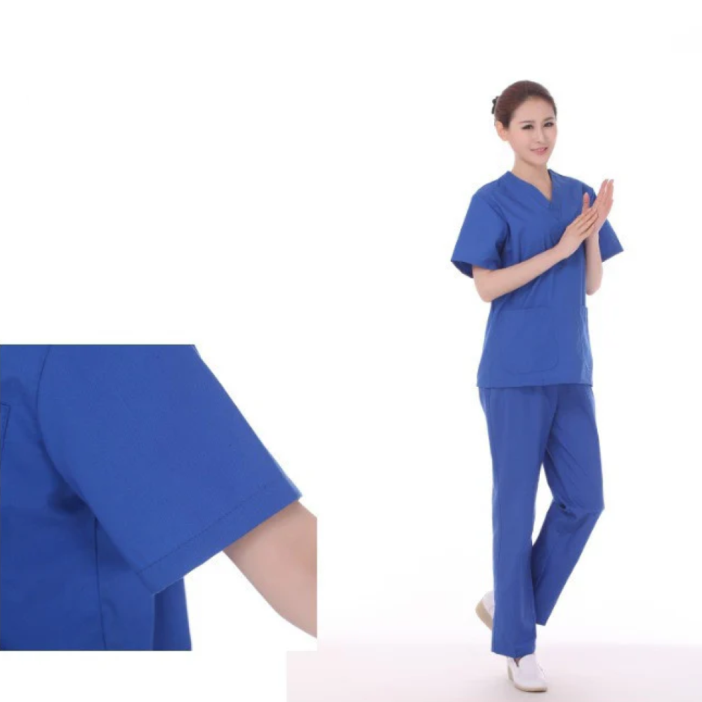 Hand Wash Clothes Short-sleeved Pure Cotton Split Suit Isolation