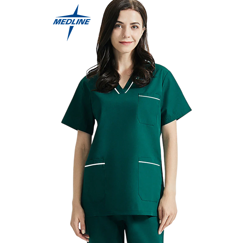 Med-Line Women's Loose And Comfortable Medical Care Surgical Gown Suit