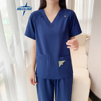 Med-Line Women's Doctor's Long Sleeve Stretch Hand Wash Clothes