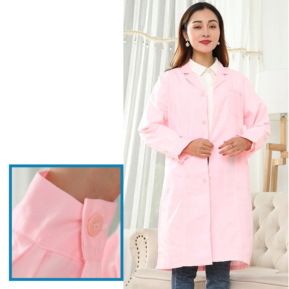 Long Sleeve Lab White Coat Men And Women