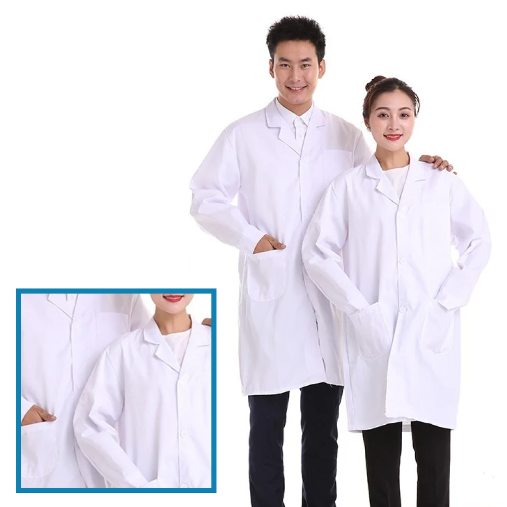 Long Sleeve Lab White Coat Men And Women