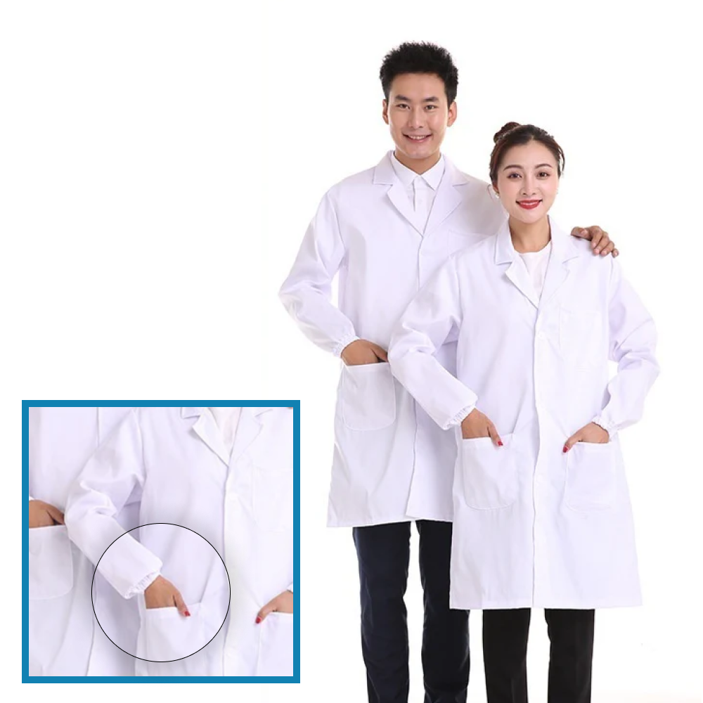 Long Sleeve Lab White Coat Men And Women