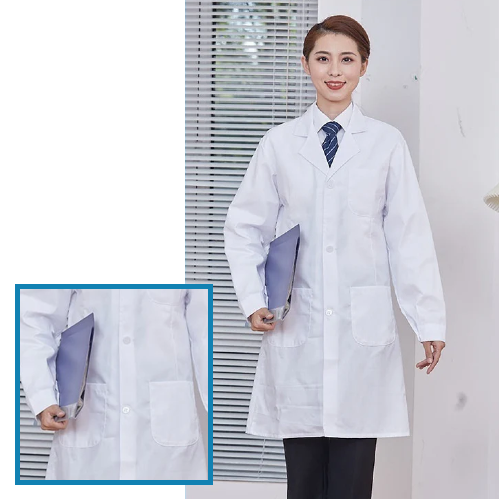 Long Sleeve Lab White Coat Men And Women