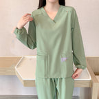 Women's Doctor's Long Sleeve Stretch Hand Wash Clothes