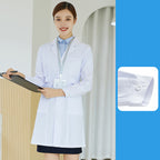 Salon Tattoo Artist Uniform White Coat With Long Sleeves