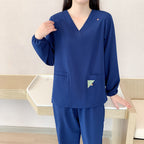 Women's Doctor's Long Sleeve Stretch Hand Wash Clothes