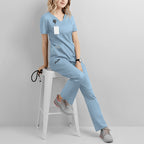 Operating Room Short Sleeved Nurse Uniform Suit Nurse Surgeon