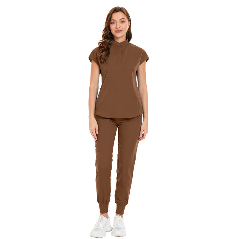 High End Surgical  Dental Elastic Women's Work Suit Set