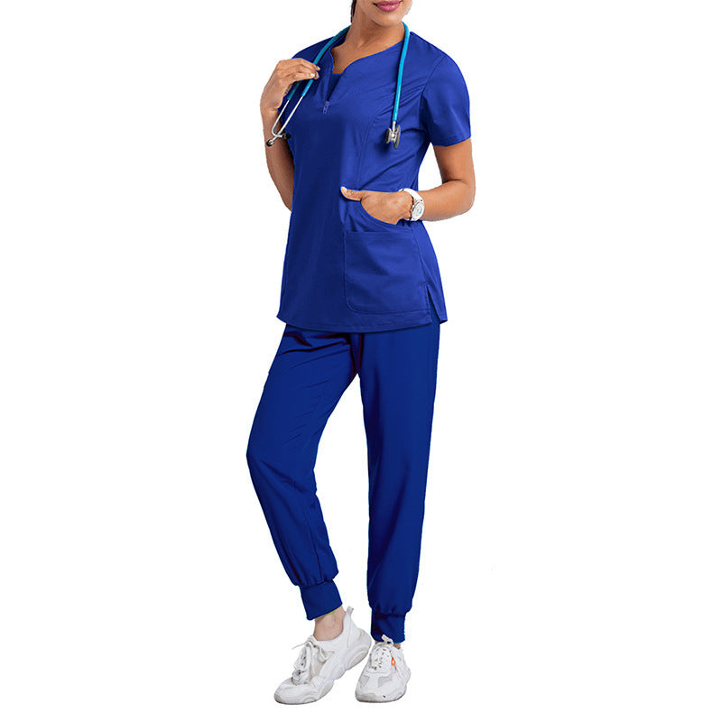 Operating Room Short-Sleeved Hand-Washing Clothes Female Skin Management Overalls