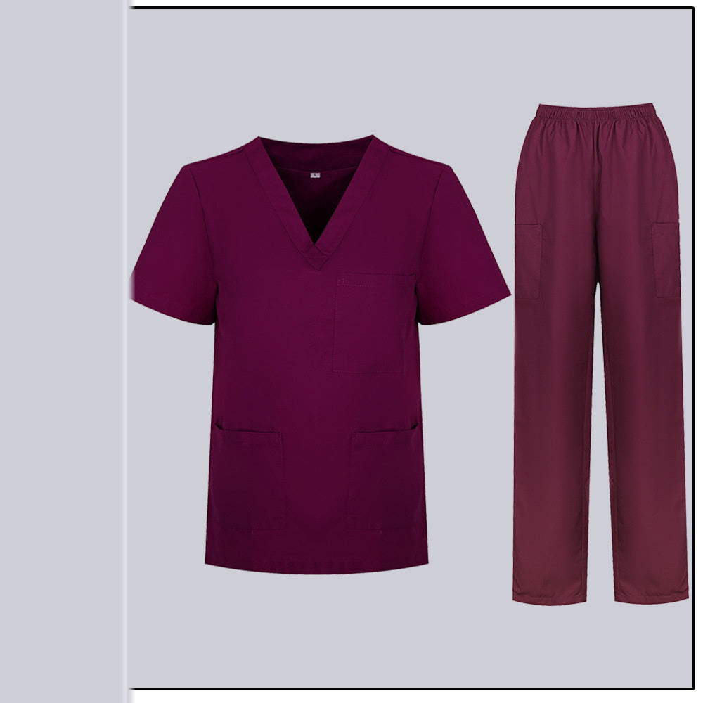 Stretch Professional Uniform Overalls Set – Workwear Apparel for Clinical & Staff Use