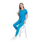 Elastic Nurses' Uniform Operating Room Beauty Salon Suit