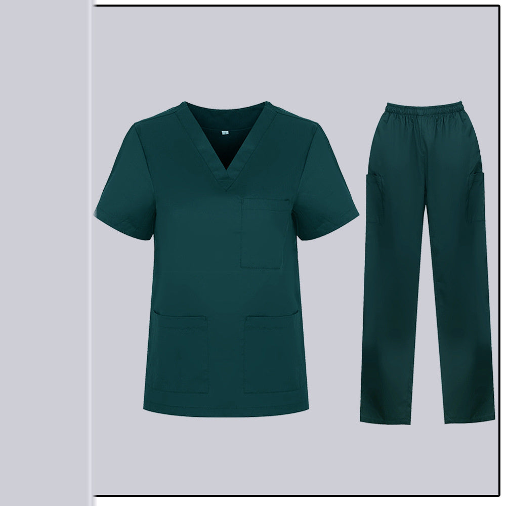 Stretch Professional Uniform Overalls Set – Workwear Apparel for Clinical & Staff Use