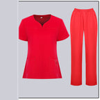 Stretch Professional Uniform Overalls Set – Workwear Apparel for Clinical & Staff Use